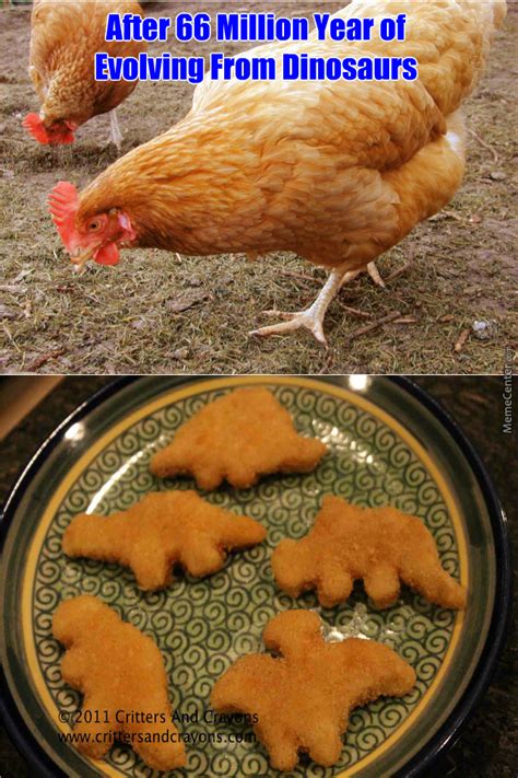 Today i show you how to make homemade chicken nuggets. Dino Chicken Nuggets by recyclebin - Meme Center