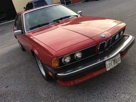 1987 Bmw 6 Series 635csi Coupe Rwd Classic Bmw 6 Series 1987 For Sale