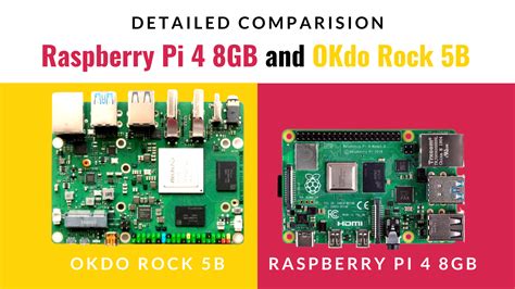 Techno Hub Comparing Raspberry Pi 4 8gb And Okdo Rock Pi 5b