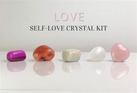 Love Crystal Kit Healing Crystal Kit Love T Crystals For Etsy