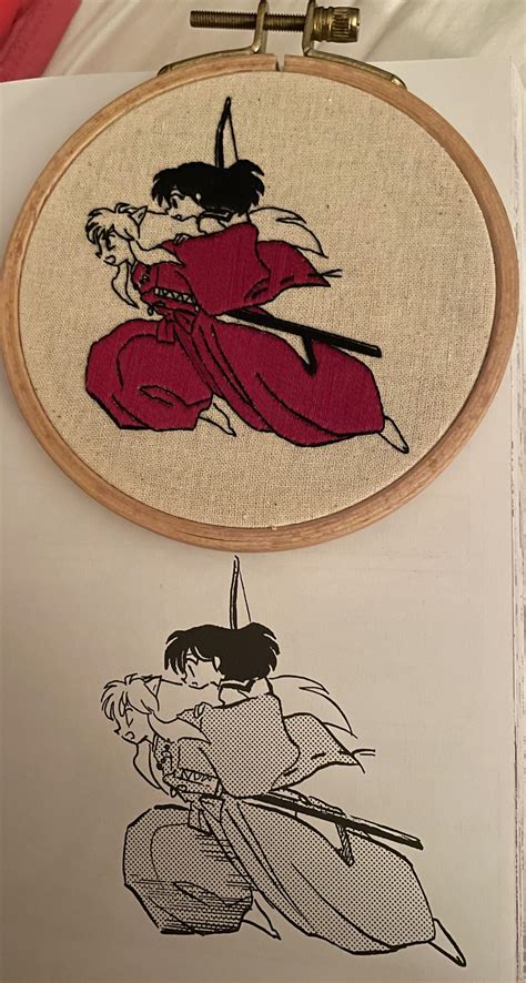 My Embroidery From Etsy Just Arrived On The Same Day I Reach This Panel
