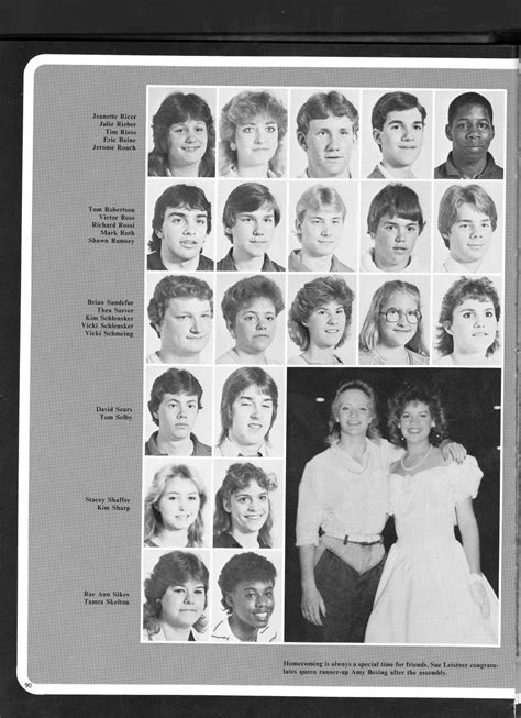 Nhs Class Of 1986 Senior Photos From Yearbook