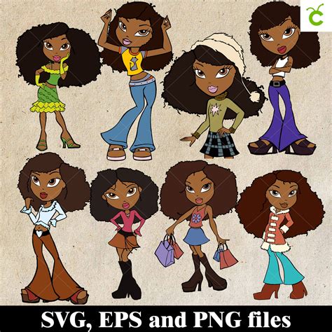 Bratz Svg Bratz African American Bratz African American For Etsy