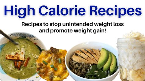 Home High Calorie Recipes