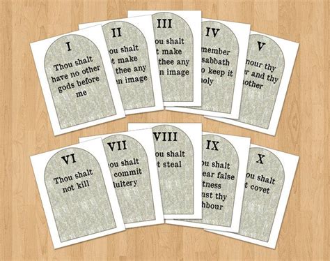 The tenth commandment expands on the seventh commandment and forbids lusting after one that check our ten commandments for kids page, which also has a pdf for easy download and printing. 10 Commandments Print Stone Tablets Pictures to Pin on ...