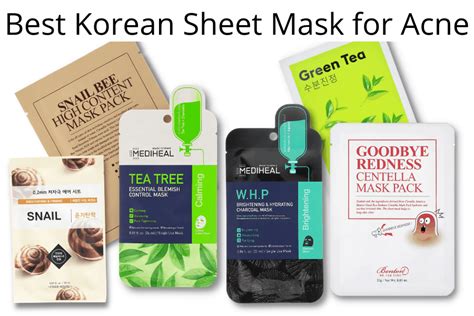 Best Korean Sheet Mask For Acne In