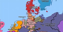 First Schleswig War | Historical Atlas of Northwest Europe (24 March ...