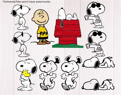 Snoopy Svg Snoopy Charlie Brown Svg Snoopy Clipart Snoopy Etsy Images