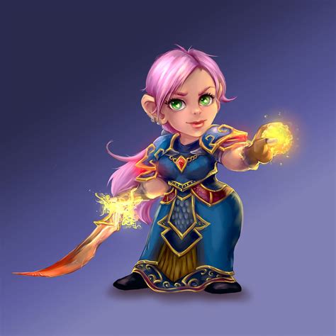 artstation another gnome mage anna kassem warcraft characters world of warcraft characters