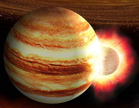 Jupiter Was Hit By Another Planet 45 Billion Years Ago In Colossal