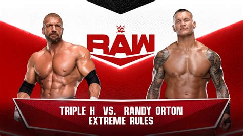 Wwe Raw Triple H Vs Randy Orton Youtube
