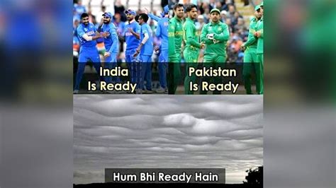 Prior to India-Pakistan cricket match, Twitter drops hilarious rain ...