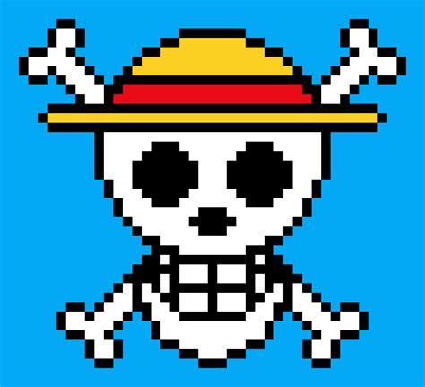 Pixilart Jolly Roger One Piece By Aliveow