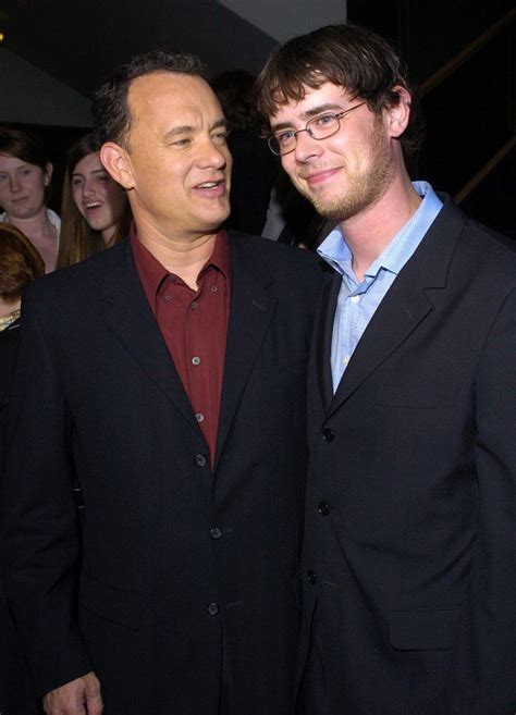 Tom And Colin Hanks Colin Hanks Celebrity Dads Tom Hanks