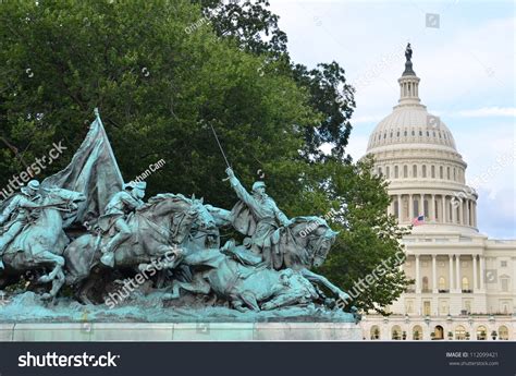 Washington Dc Civil War Memorial Statue Stock Photo 112099421