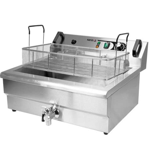 Friteuza Profesionala Electrica Yato Gastro Inox Capacitate L