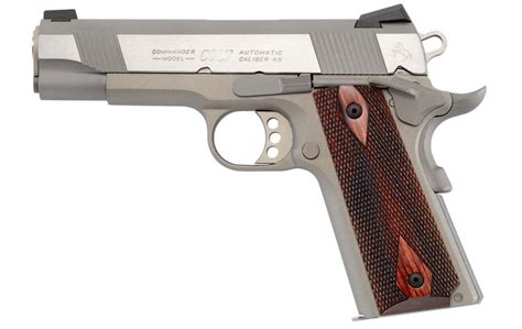 Colt Xse Government Model 45 Acp Commander Stainless Pistol Sportsman