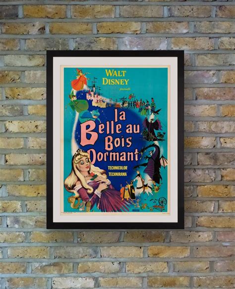 Sleeping Beauty Original Vintage Movie Poster French 1959 At 1stdibs
