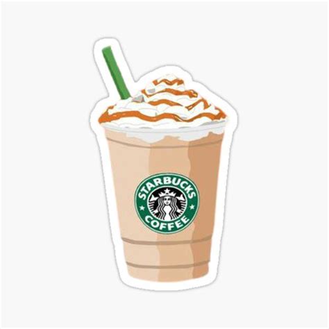 Starbucks Carmel Frap Items Sticker By Sardortpd1 In 2021 Caramel