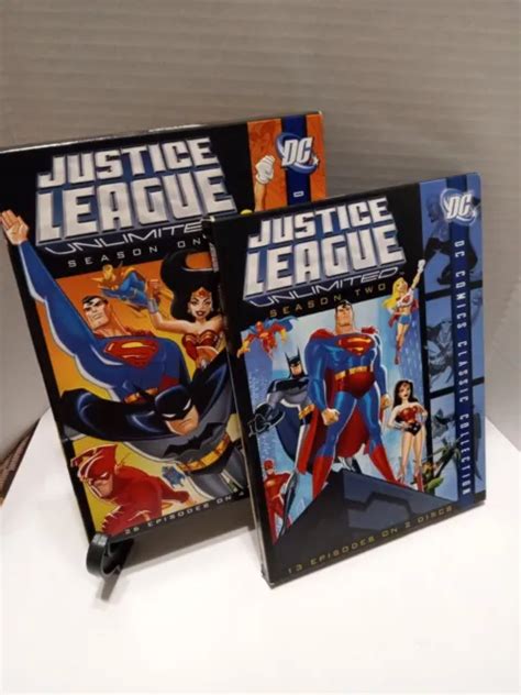 Justice League Unlimited Complete Series Dvd Season 1 And 2 2300