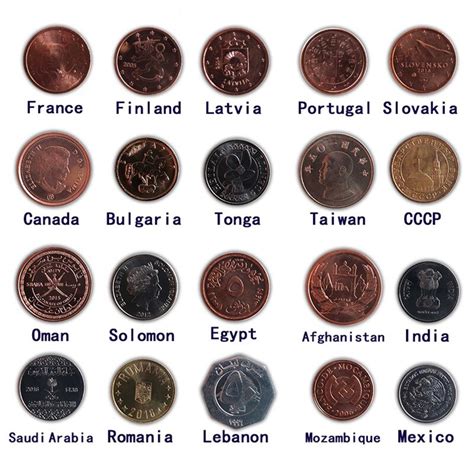 60 Coins From Different Countries Real Genuine Original Coin Coun