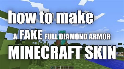 Enjoy minecraft with fake diamond armor skin. How to Get a Fake Full Diamond Armor Minecraft 1.8 Skin ...