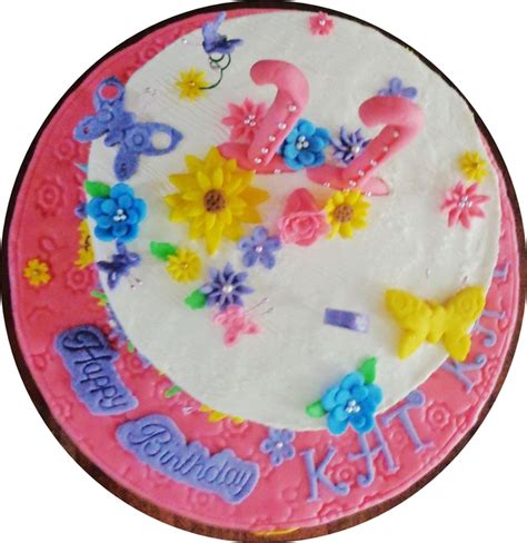 Flowers And Butterflies Cake Cake Decorating Community Cakes We Bake
