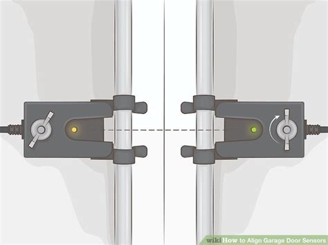 How To Align Garage Door Sensors 8 Steps Wikihow