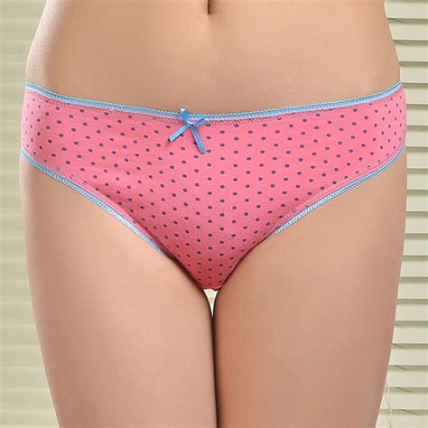Free Shipping 5pcslot Selling Cotton Womens Briefs Sexy Low Waist