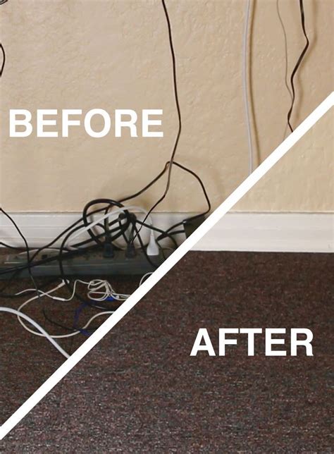 Nifty How To Hide Desk Cords Cord Organization Hide Cables Hide Wires