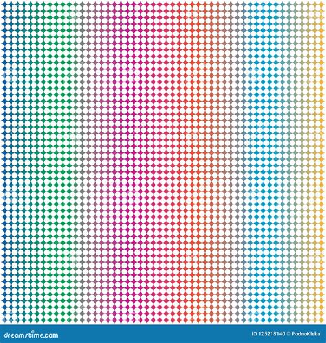 Abstract Rainbow Colorful Circle Dots Mesh Grid Pattern Background