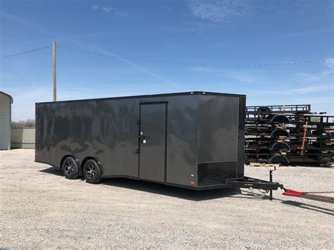 Cargo Trailer 2019 Covered Wagon 85x24 Enclosed V Nose Trailer