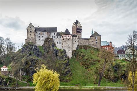 Loket Castle Czech Republic Stock Photo Image Of Medieval Gothic