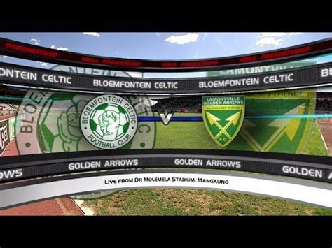 The match preview to the football match golden arrows vs bloem celtic in the south africa premier compares both teams and includes match predictions the latest matches of the teams, the match facts, head to head (h2h), goal statistics, table standings. Absa Premiership 2017/2018 - Bloemfontein Celtic vs Golden Arrows - YouTube