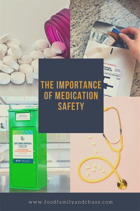 The Importance Of Medication Safety And Medication Disposal Food
