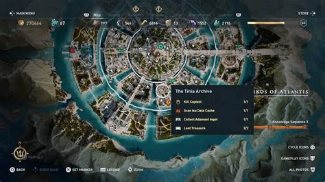 All Locations Of Adamant Ingots In Atlantis Assassin S Creed Odyssey