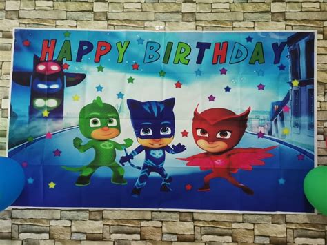 Pj Mask Birthday Party Theme Hobbies And Toys Stationery And Craft