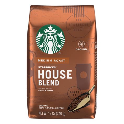 Save On Starbucks House Blend Medium Ground Coffee Order Online