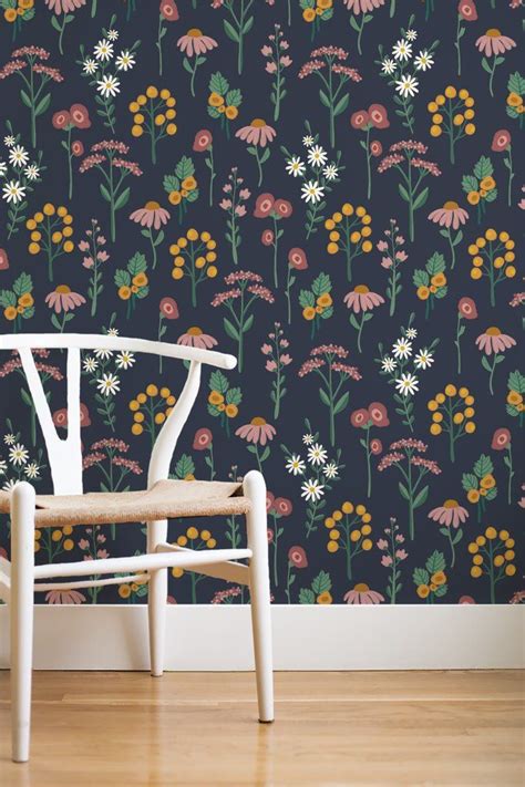 Pin On Floral Nordic Wallpaper