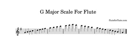 How To Play G Major Scale On Flute Notes Fingering Chart And Concert