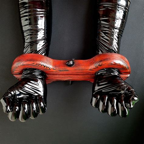 wooden wrists cuffs bdsm handcuffs bondage pillory etsy uk