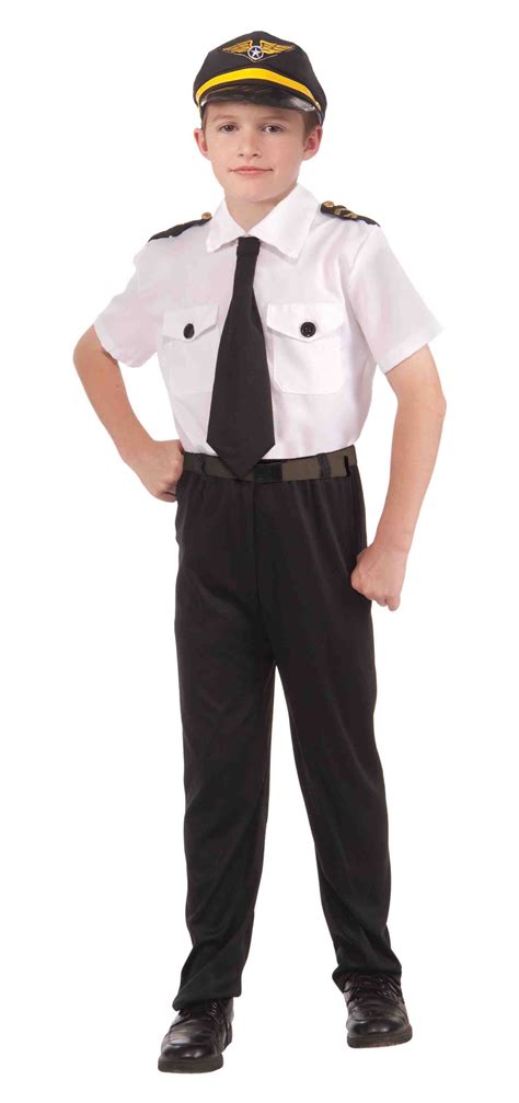 Kids Boys Instant Pilot Costume 3599 The Costume Land