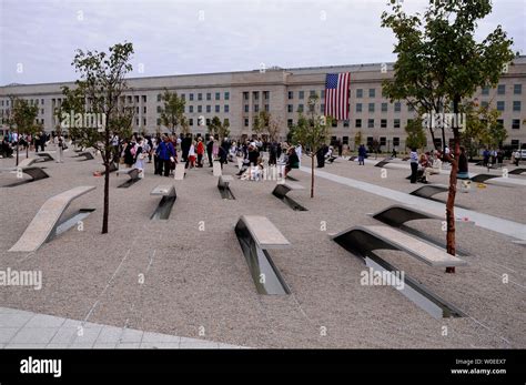 The Pentagon Memorial Is Seen Following Its Dedication Ceremony On The