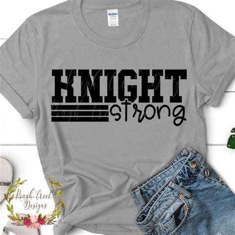 Knight Strong High School Mascot Svg And Png By Roughcreekdesigns On