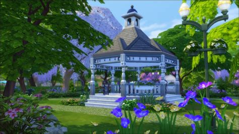 Magnolia Blossom Park At Martines Simblr Sims 4 Updates