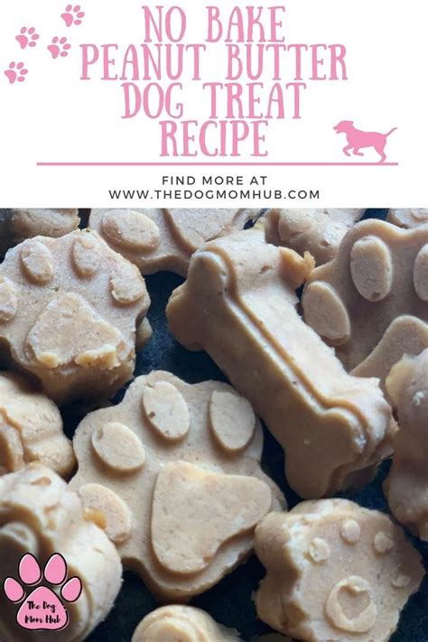 No Bake Peanut Butter Dog Treat Recipe Video Homemade Dog Food