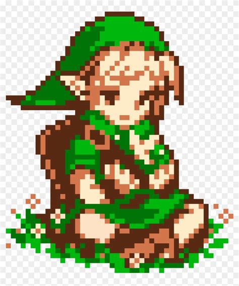 Link Pixel Art Legend Of Zelda Link Pixel Art Minecraft Project
