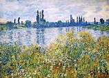 File:Claude Monet, Flowers on the Banks of Seine near Vetheuil, 1880 ...