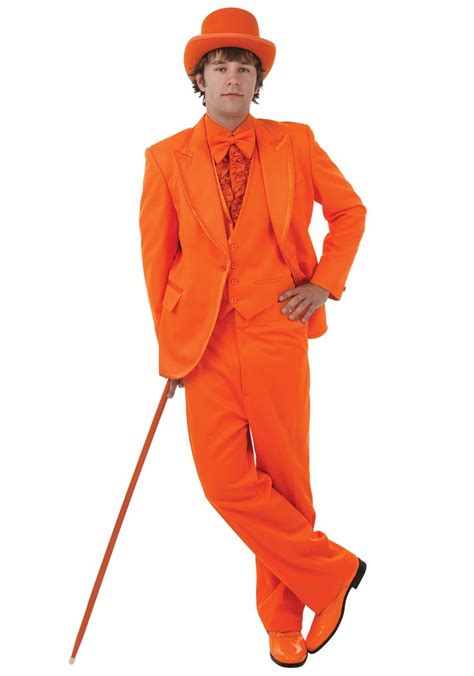 Dumb And Dumber Orange Tuxedo Cool Orange Suit Prom Tuxedo Dinner