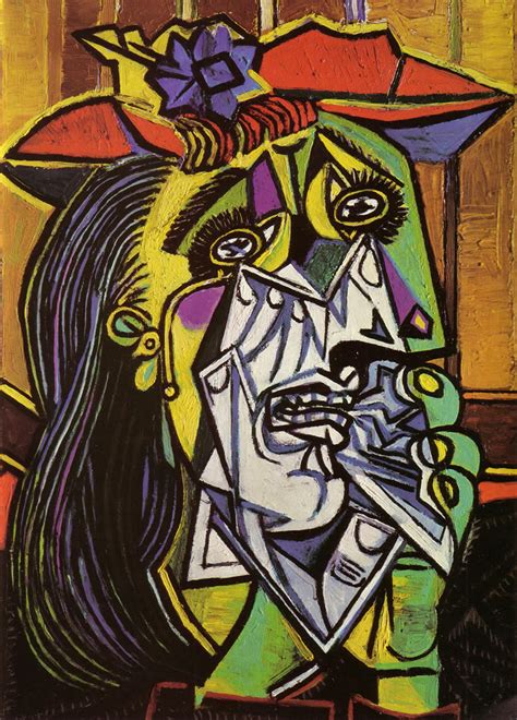 Artwork page for 'weeping woman', pablo picasso, 1937 during 1937 picasso became obsessed with the motif of a weeping woman, which 'algerian women' was created in 1955 by pablo picasso in cubism style. Weeping Woman 1937 - Pablo Picasso Wallpaper Image